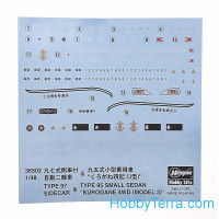 Hasegawa  36502 TYPE97 SIDECAR & KUROGANE