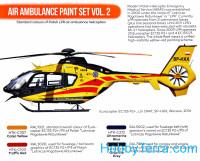 Hataka  CS79 Set of paints. Air Ambulance (HEMS) vol.2, 4 pcs