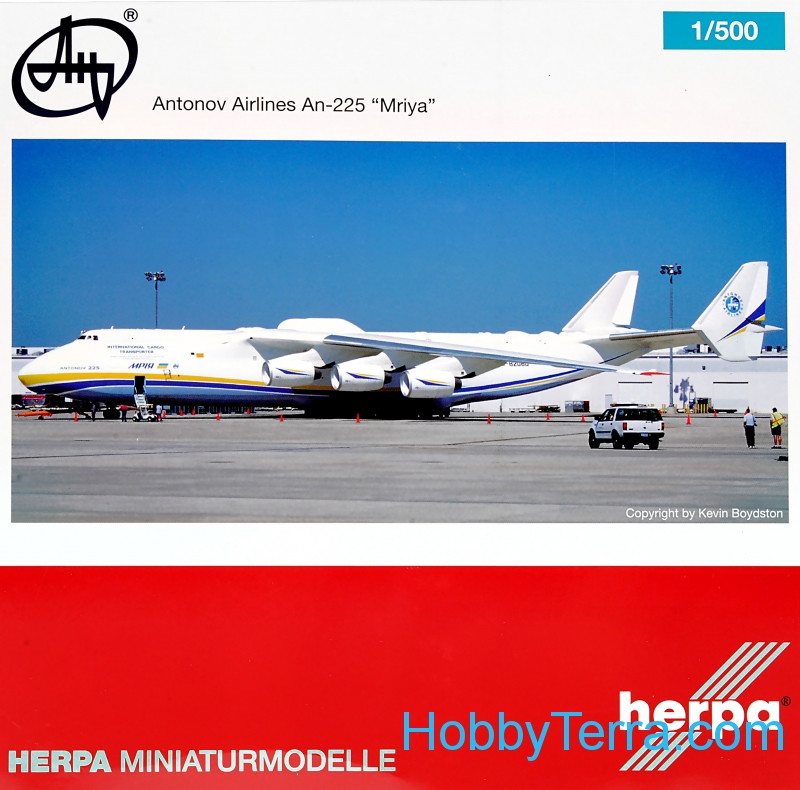 Maquette Herpa Antonov An-225 – Échelle 1:400 – En Métal – Pour Adultes Et Collectionneurs – Dès 14 Ans