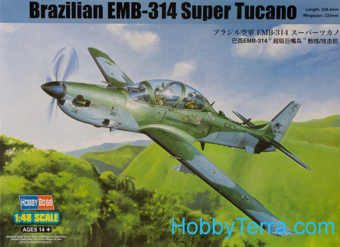 ブラジルemb 314スーパートゥカーノストライク航空機 Hobby Boss Hobbyterra Com