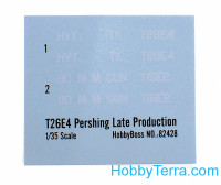 Hobby Boss  82428 Tank T26E4 Pershing Late Production