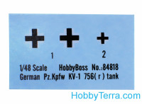 Hobby Boss  84818 German Pz.Kpfw KV-1 756(r) tank