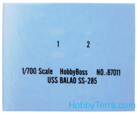 Hobby Boss  87011 USS BALAO SS-285