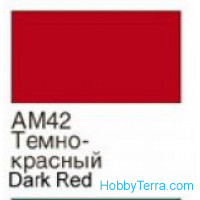 Dark red. Matt acrylic paint 16 ml