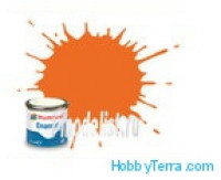 Alkyd enamel paint Humbrol, orange (Matt), 14 ml