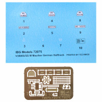 IBG Models  72073 German Halftrack Ford V3000S/SS Maultier