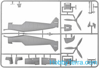 ICM  48106 Messerschmitt Bf-109 F4/R3 WWII German fighter