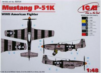 ICM  48154 Mustang P-51K WWII USAF fighter