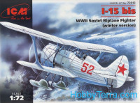 I-15bis WWII Soviet fighter, winter version