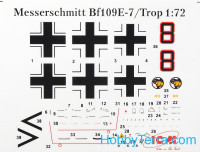 ICM  72133 Messerschmitt Bf-109 E7/Trop WWII German fighter