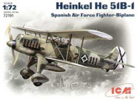 He-51 B-1 Spanish fighter-biplane