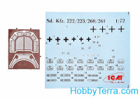 ICM  72411 Sd.Kfz.222 WWII German light armored vehicle