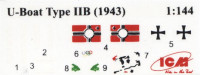 ICM  S.010 U-Boat Type IIB (1943) German submarine