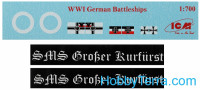 ICM  S015 WWI German Battleship "Grosser Kurfürst"