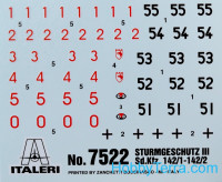 Italeri  7522 Sturmgeschutz III, 2 kits