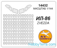 Mask 1/144 for Ilyushin IL-86