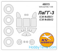 Mask for LAGG-3 (all mods) + wheels, for ICM kit