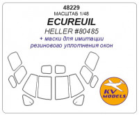 Mask 1/48 for ECUREUIL, Heller kit