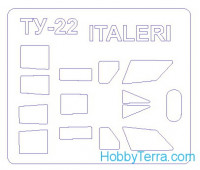 Mask 1/72 for Tupolev Tu-22, for Italeri kit