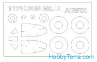 Mask 1/72 for Hawker Typhoon Mk.IB and wheels masks, for Airfix kit