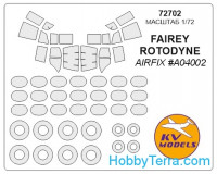 Mask 1/72 for Fairey Rotodyne, for Airfix kit