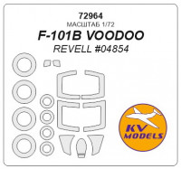 Mask 1/72 for F-101B VOODOO + wheels masks (Revell)