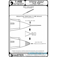 Master  48-041 F-101B Voodoo - Pitot Tube