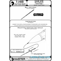 Master  48-060 MiG-29 (Fulcrum) - Pitot Tube