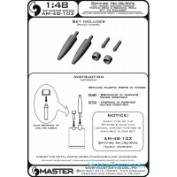 Master  48-103 Spitfire Mk.IXe/XVIe late version (rounded fairings) - Hispano 20mm & Browning 12,7mm