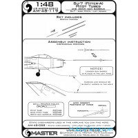 Master  48-119 Su-7 (Fitter-A) - Pitot Tubes and 30mm gun barrels