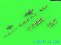 Su-17, Su-20, Su-22 (Fitter) - Pitot Tubes (optional parts for all versions) and 30mm gun