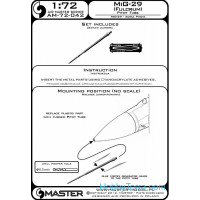 Master  72-042 MiG-29 (Fulcrum) - Pitot Tube