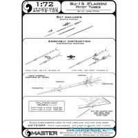 Master  72-105 Su-15 (Flagon) - Pitot Tubes (optional parts for all versions)