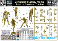 Master Box  35242 Road to freedom. Zombie. Zombieland Series, Kit No. 2