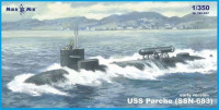 USS Parche (SSN-683) submarine (early version)