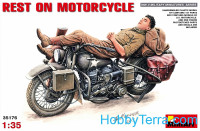 Rest on motorcycle