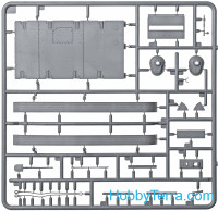 Miniart  35232 T-60 late series, screened (Gorky Automobile Plant). Interior kit