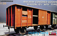Railway covered goods wagon 18t “NTV” type