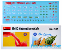 Miniart  35610 Modern street cafe