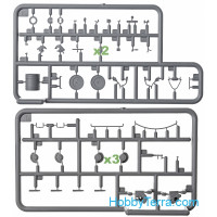 Miniart  37009 Tank T-54A, Interior kit