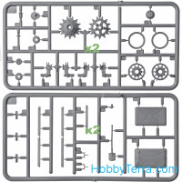 Miniart  37009 Tank T-54A, Interior kit