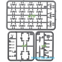 Miniart  37009 Tank T-54A, Interior kit