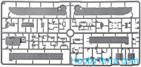 Miniart  37009 Tank T-54A, Interior kit