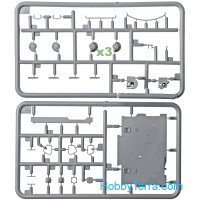 Miniart  37018 T-55 tank, model 1963. Interior kit