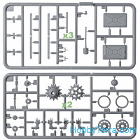 Miniart  37018 T-55 tank, model 1963. Interior kit