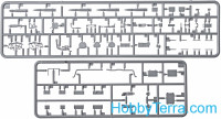 Miniart  37018 T-55 tank, model 1963. Interior kit