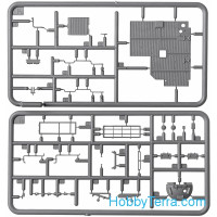 Miniart  37021 Tiran 4 Sh, early type. Interior kit