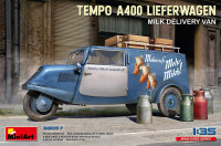 Tempo A400 delivery truck. Milk Delivery Van
