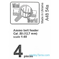 Mini World  4854a Ammo belts feader Cal .50 (12,7mm) (4 pcs)