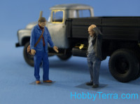 Northstar Models  43018-p Set of 4 resin figures of mechanics/drivers